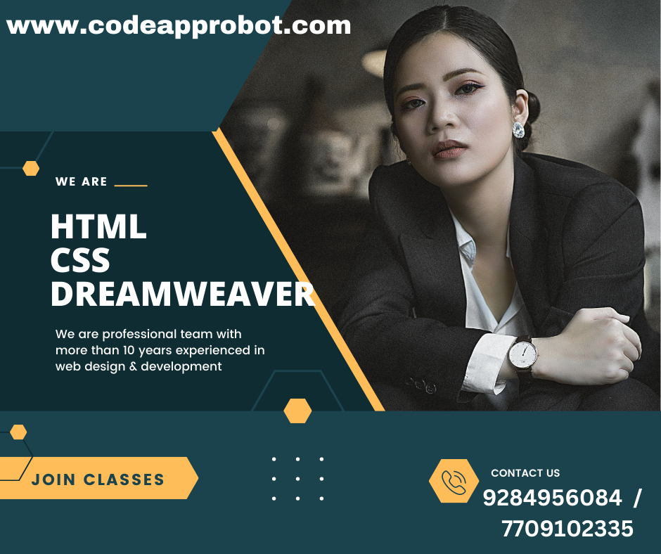 Create Stunning Websites with Our HTML CSS and Dreamweaver Expertise​