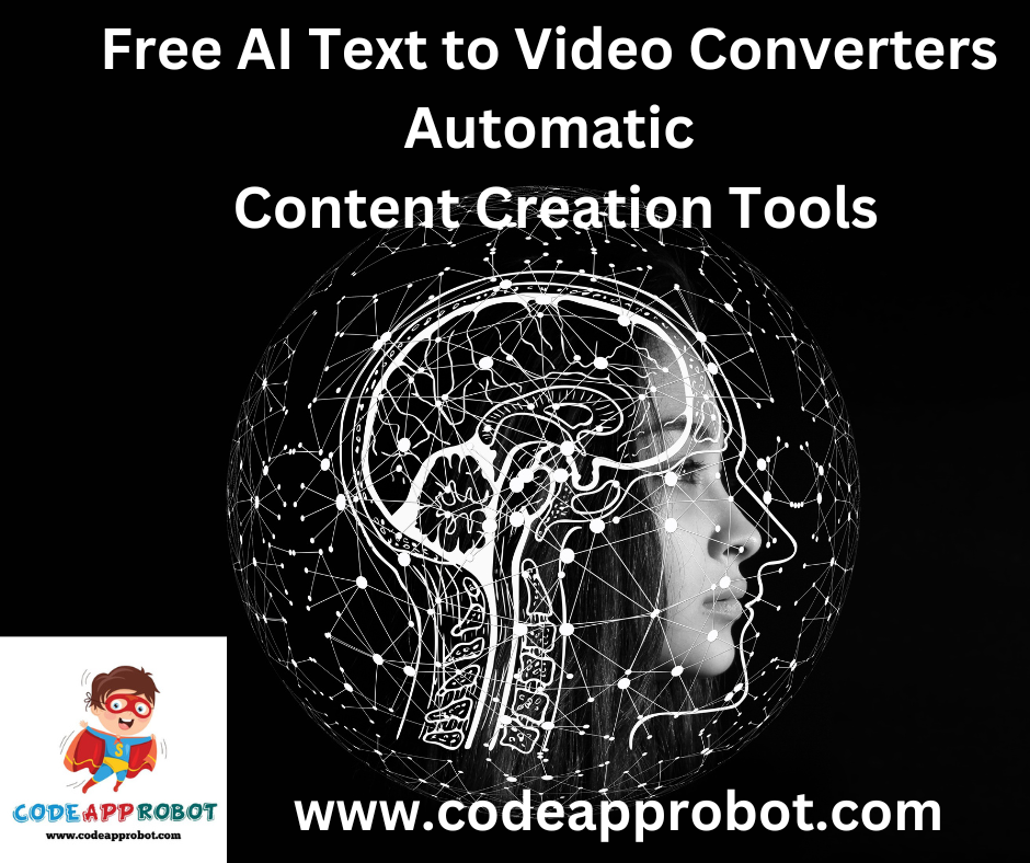 Free AI Text to Video Converters Automatic Content Creation Tools​